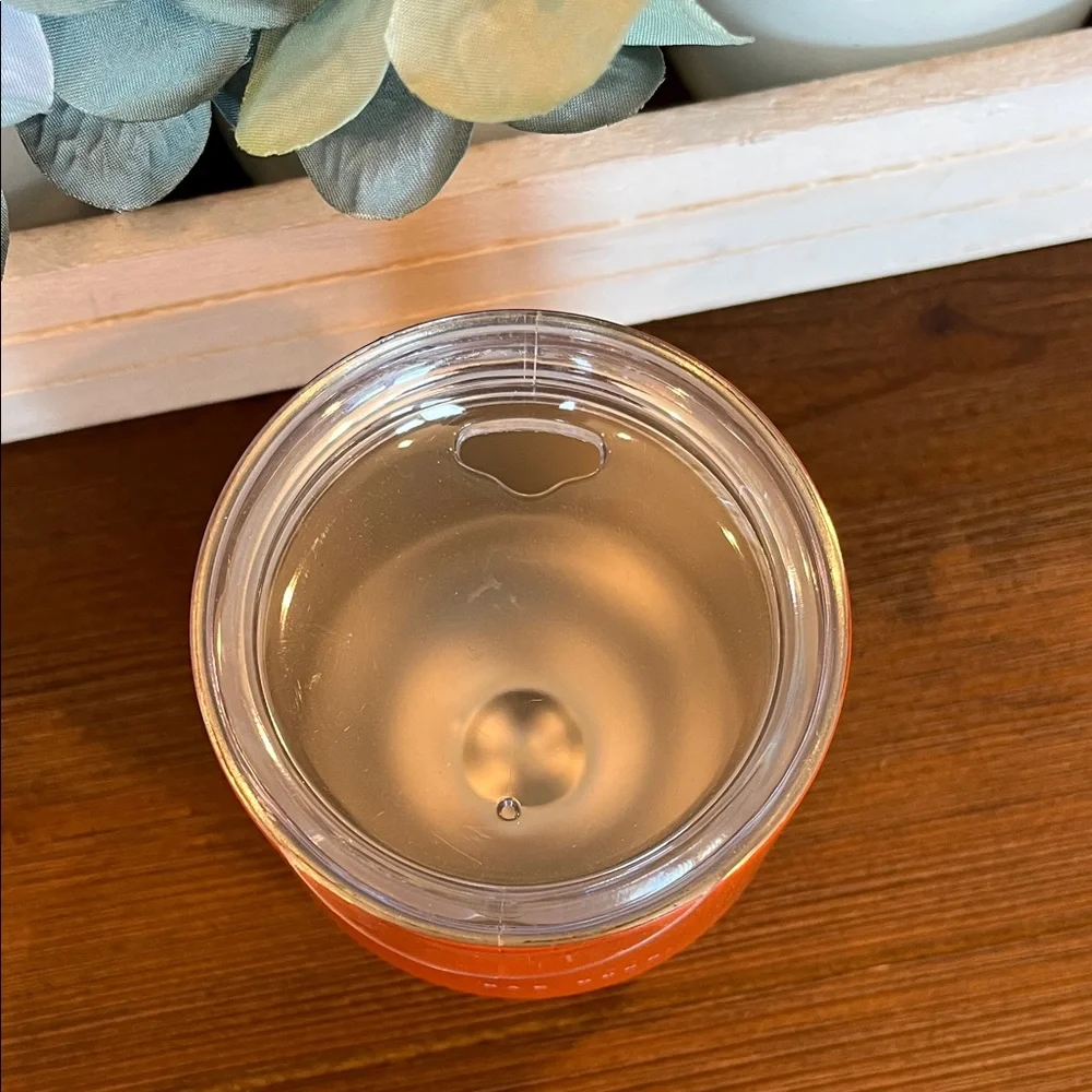 NWT Rae Dunn Happy Fall Y’all Orange Insulated Wine Tumbler - Picture 4 of 5